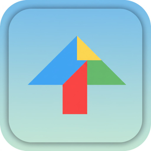 Plywood Tangram In-Hand